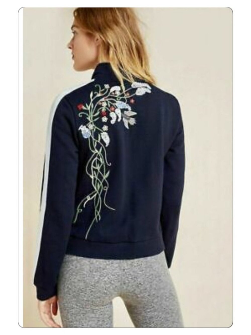Anthropologie Lizzie Embroidered Jacket - Picture 4 of 9